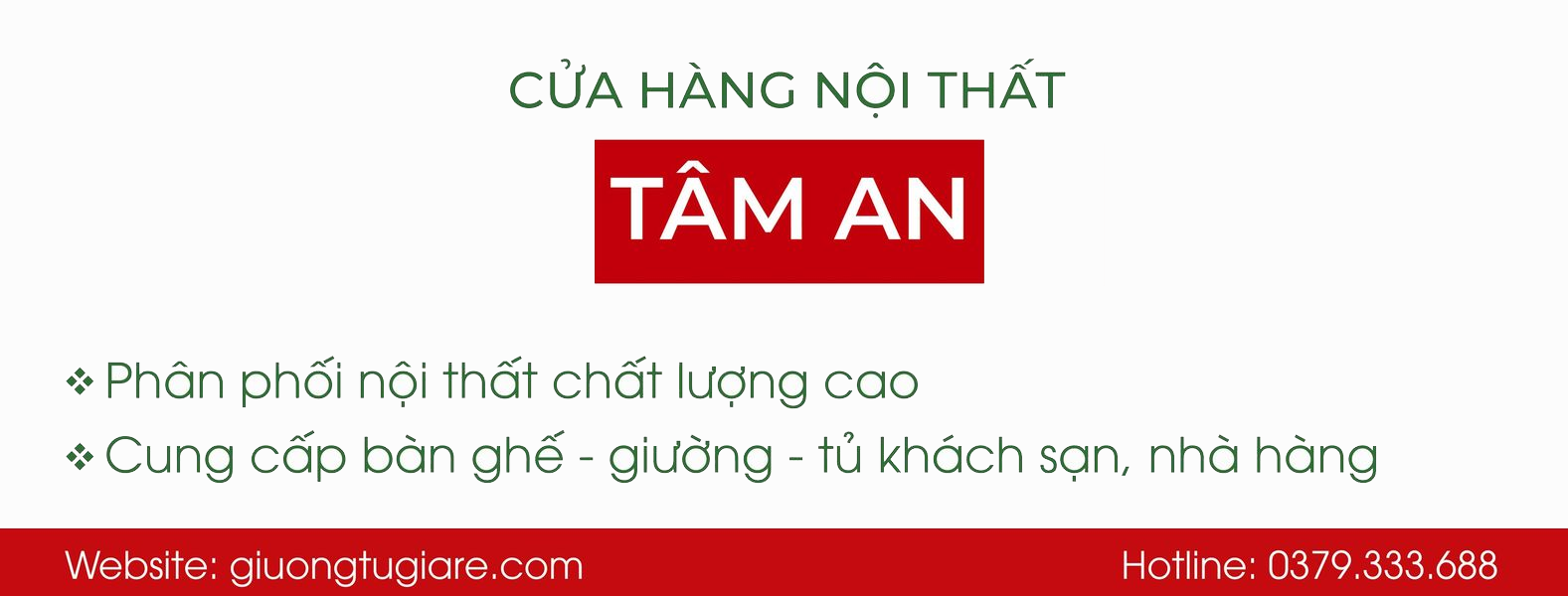 cửa hàng nội thất gỗ Tâm An